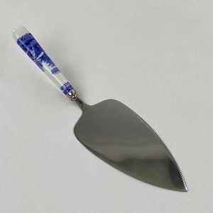 Spode Blue and White Cake Server